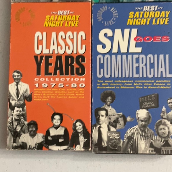 (4) VHS lot of Saturday Night Live Best of! Chevy Chase , Dan Aykroyd, Classics - Picture 3 of 5